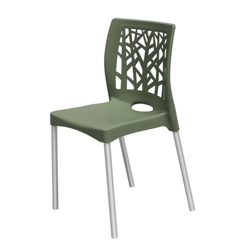 Cadeira Jardim Gourmet Nature de Polipropileno – Tk:verde