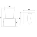 Ver imagem 2 de Kit 2 Acabamentos para Registro C 240 1/2" 3/4" 1" Meber Metais