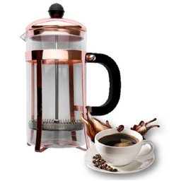 Prensa Francesa Cafeteira Rose Vidro Pressão Café Chá - 5