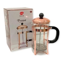 Prensa Francesa Cafeteira Rose Vidro Pressão Café Chá - 7