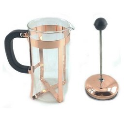 Prensa Francesa Cafeteira Rose Vidro Pressão Café Chá - 3