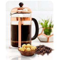 Prensa Francesa Cafeteira Rose Vidro Pressão Café Chá - 4