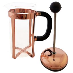 Prensa Francesa Cafeteira Rose Vidro Pressão Café Chá - 6