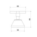 Ver imagem 2 de Kit 2 Acabamentos para Registro C 28 1/2" 3/4" e 1" Meber Metais Cinza/Cromado
