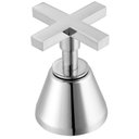 Ver imagem 1 de Kit 2 Acabamentos para Registro C 28 1/2" 3/4" e 1" Meber Metais Cinza/Cromado