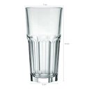 Ver imagem 3 de Conjunto 6 Copo Long Drink 340ml de Vidro Nadir Bristol Suco Refrigerante Bebidas