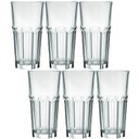 Ver imagem 1 de Conjunto 6 Copo Long Drink 340ml de Vidro Nadir Bristol Suco Refrigerante Bebidas