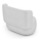 Ver imagem 5 de Namoradeira com Puff Orgânico Molly 02 Lugares Couríssimo Branco - Desk Design