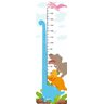 Régua de Altura Crescimento Infantil Adesivo Dinossauro - 5
