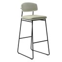 Ver imagem 1 de Banqueta Alta para Bancada Sala de Jantar Encosto e Assentos Estofados Linha Jaraguá.