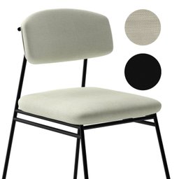 Banqueta Alta para Bancada Sala de Jantar Encosto e Assentos Estofados Linha Jaraguá. - 5