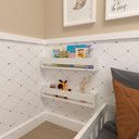 Ver imagem 4 de Kit Infantil com 2 Prateleiras para Livros e Decoração