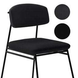 Banqueta Alta para Bancada Sala de Jantar Encosto e Assentos Estofados Linha Jaraguá. - 5
