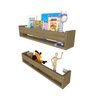 Kit Infantil com 2 Prateleiras para Livros e Decoração - 7