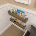 Ver imagem 4 de Kit Infantil com 2 Prateleiras para Livros e Decoração