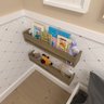 Kit Infantil com 2 Prateleiras para Livros e Decoração - 4