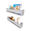 Ver imagem 7 de Kit Infantil com 2 Prateleiras para Livros e Decoração