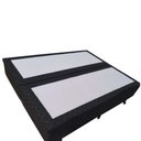 Ver imagem 2 de Cama Box Casal Bipartido NK Camas Poliéster Preto 40x138x188