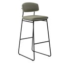 Ver imagem 1 de Banqueta Alta para Bancada Sala de Jantar Encosto e Assentos Estofados Linha Jaraguá.