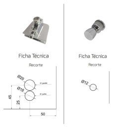 Kit janela blindex de correr com 2 folhas - Bronze - 2