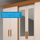 Ver imagem 6 de Guarda-roupa Casal 178,80cm 6 Portas 9 Gavetas Capelinha com Espelho 100% Mdf Débora