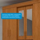 Ver imagem 6 de Guarda-roupa Casal 178,80cm 6 Portas 9 Gavetas Capelinha com Espelho 100% Mdf Débora