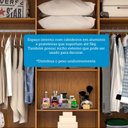 Ver mais imagens de Guarda-Roupa Casal 6 Portas 9 Gavetas Capelinha com Espelho 100% MDF 179cm Nerina Espresso Móveis Marrom/Cinamomo