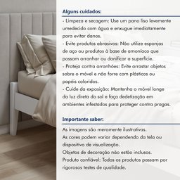 Cama Casal 140cm Turca Slim em Madeira Maciça - 8