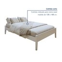 Ver imagem 7 de Cama Casal 148,5cm Turca Slim em Madeira Maciça