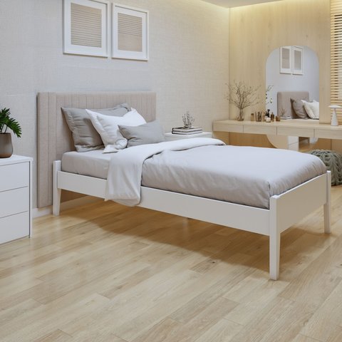 Cama Solteiro Turca Slim em Madeira Maciça