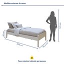 Ver imagem 3 de Cama Solteiro Turca Slim em Madeira Maciça