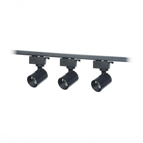 Kit Trilho Led 1m Foxlux 3 Spots 5w 3000k Preto Bivolt