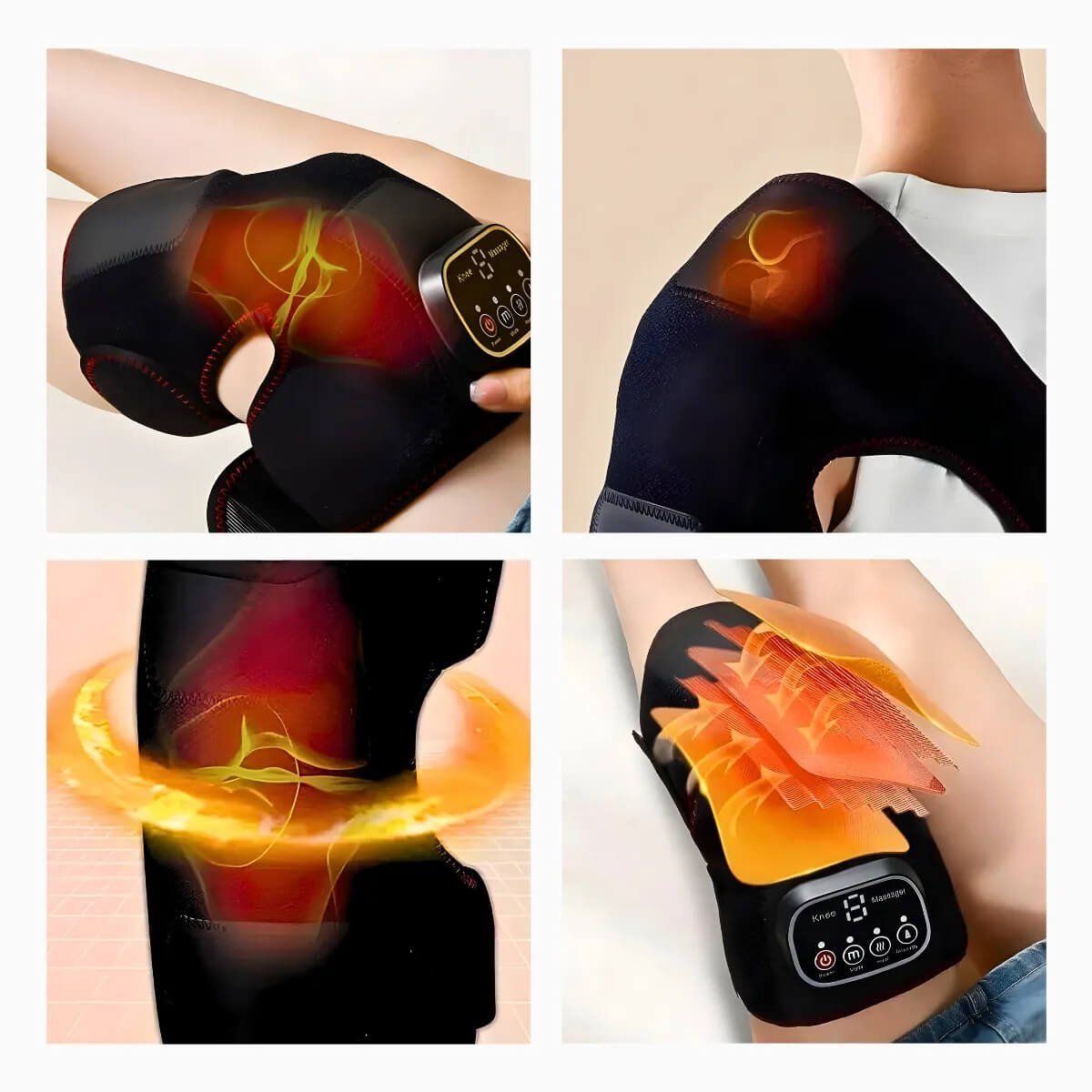 Massageador Elétrico Muscular Multifuncional Joelhos e Ombro - 6