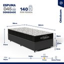 Ver imagem 4 de Cama Box com Colchão de Espuma D45 Ortobom Airtech 150 Solteiro 88cm