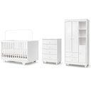 Ver imagem 2 de Quarto de Bebê Completo com Cômoda Berço e Guarda Roupa 100% MDF Encanto