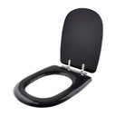 Ver imagem 6 de Assento Sanitário Almofadado Sabatini Preto para Louça Icasa