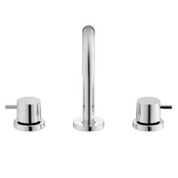 Misturador para Lavatório de Mesa com 3 Furos e Válvula de Escoamento Basic Celite - 5