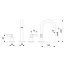 Ver imagem 2 de Misturador para Lavatório de Mesa Bica Alta com Válvula de Escoamento Elite Celite