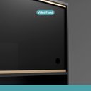 Ver mais imagens de Cozinha Completa Atlanta 17 Portas 4 Gavetas MDF 390cm Preto Touch Carraro