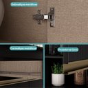 Ver imagem 4 de Cozinha Completa Atlanta 17 Portas 4 Gavetas MDF 390cm Preto Touch Carraro