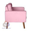 Ver imagem 4 de Sofá/poltrona/cadeira Decorativa Glamour Dubai com Pés em Madeira Rosê
