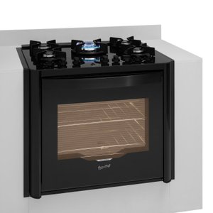 Fogão de Embutir Fischer 5q Tc Gran Cheff Gás com Forno Elétrico 220v