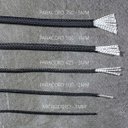 Ver imagem 7 de Pulseira Paracord 550lb Bracelete Tático 2,5m Corda de Sobrevivência Cinza