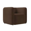 Ver imagem 4 de Poltrona Sala de Estar Decorativa Kit 2 Laguna Veludo Marrom K01 - D'Rossi