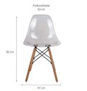 Ver imagem 3 de Cadeira Eiffel Charles Eames Cristal transparente