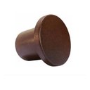 Ver imagem 3 de Espelho Redondo Adnet 40cm Suspenso Moderno Luxo - Marrom Alça Caramelo
