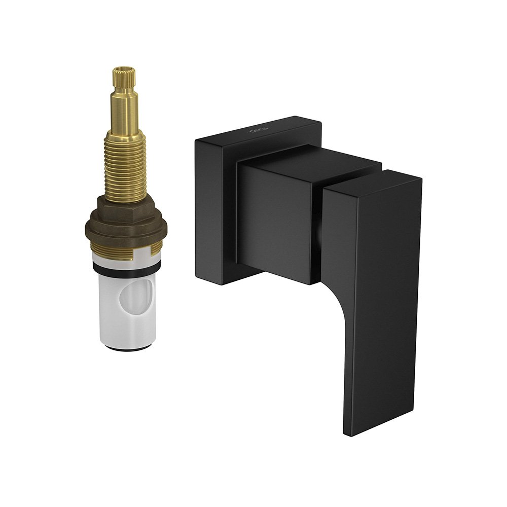 Acabamento para Registro de Pressão Deca Unic 1/2" e 3/4" Black Matte - 1