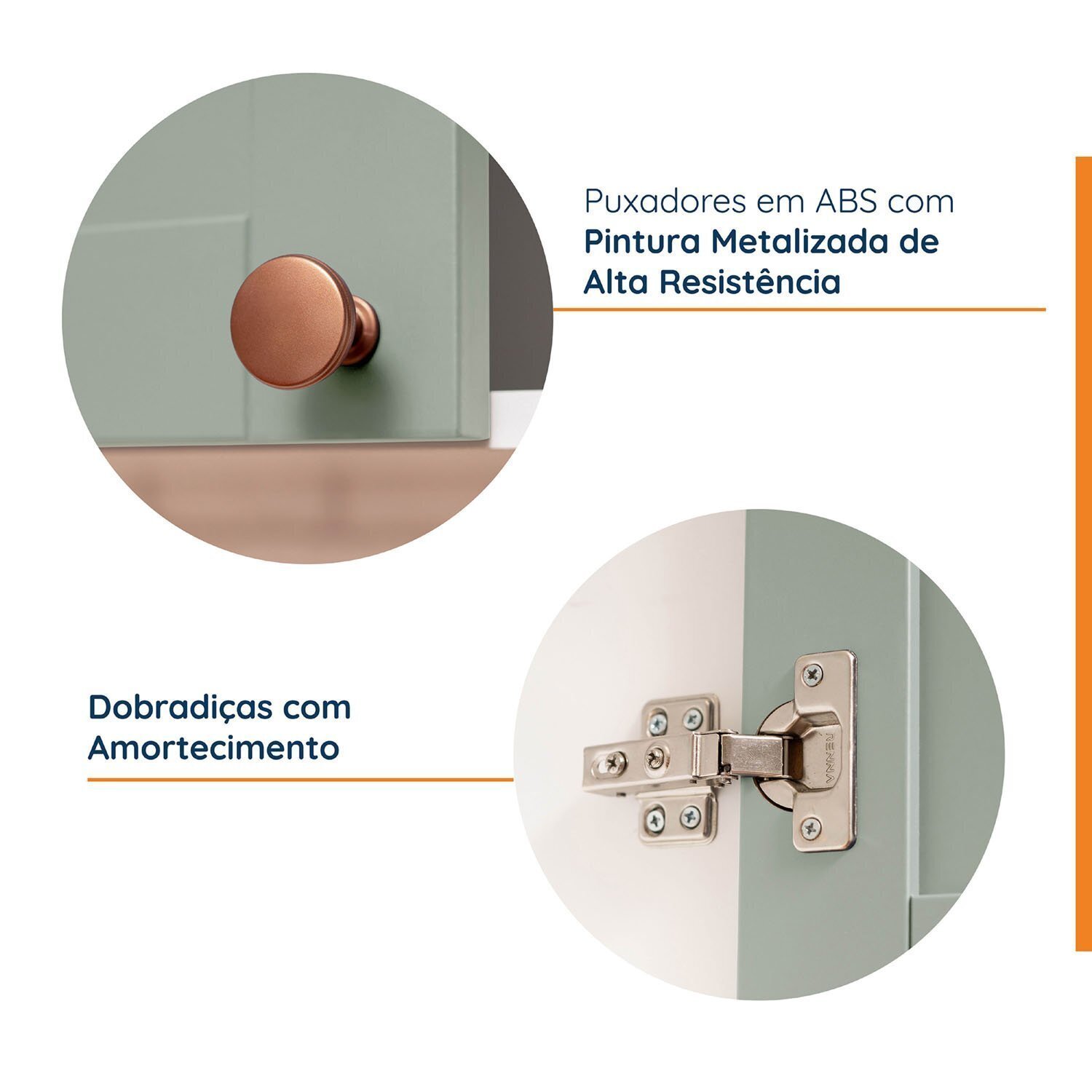 Cozinha Modulada 3 Peças 3 Aéreos Arizona Cabecasa Madeiramadeira - 5