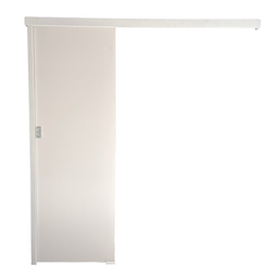 Porta Correr Branca 80x210 C/kit Completa - 1