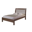 Ver imagem 4 de Cama Casal 100% MDF Plus 125cm x 150cm Jaspe Marrom/Castanho/Off White